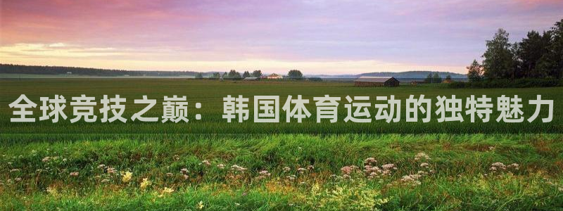 MK体育官网下载平台假的吗是真的吗：全球竞技之巅：韩